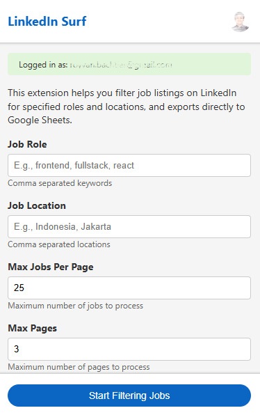 Extension Popup